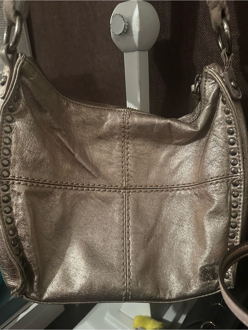 The Sak Metallic Bronze Shoulder Bag